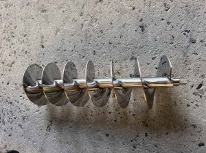 013 304 Double-Mirror Polished Screw Flight